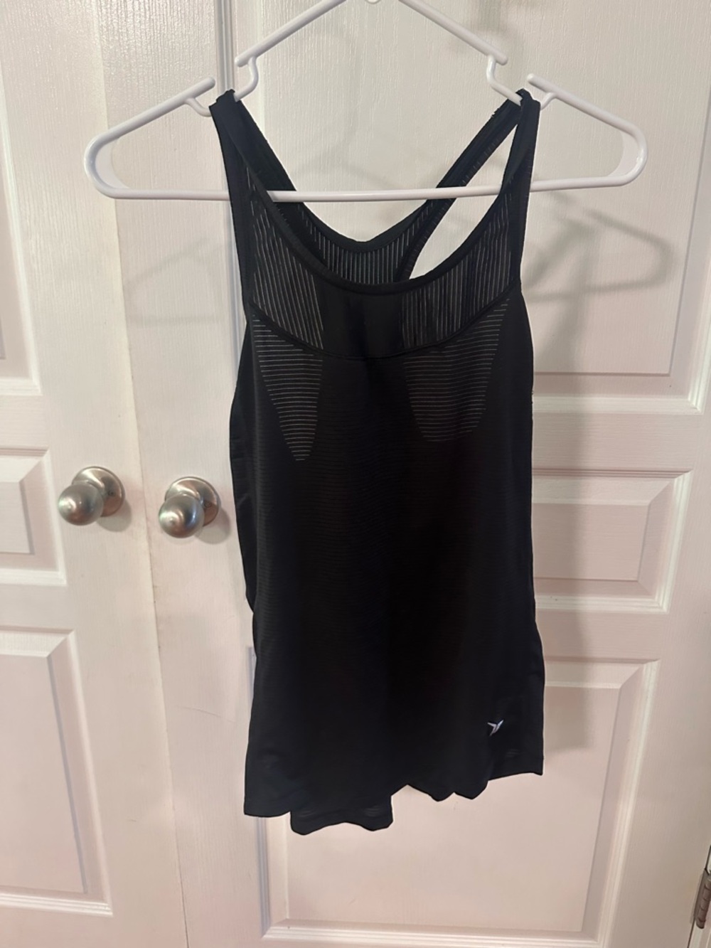 Old Navy Active Black Racerback Tank Top